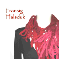 Virka en fransig sjal i vackra färger från Engsull